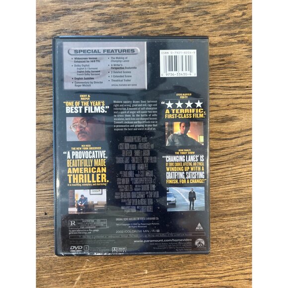 Changing Lanes DVD 2002 Widescreen Drama Ben Affleck Samuel L Jackson Pre-Owned - Picture 2 of 4